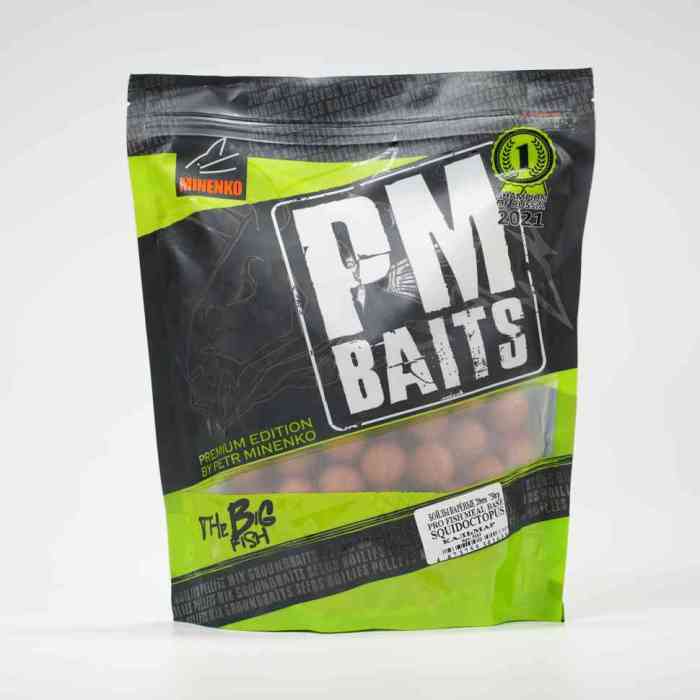 Бойлы варёные сквидоктопус PRO FISH MEAL   д15 мм