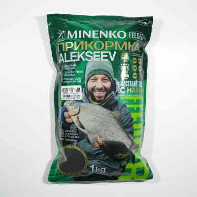 Прикормка  рыболовная FEEDER ALEKSEEV «Фидер чёрный»