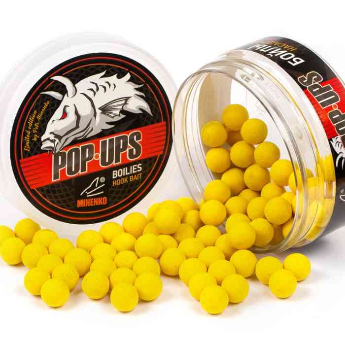 Бойлы плавающие MINENKO HONEY (Fluo) Pop-Up 12мм