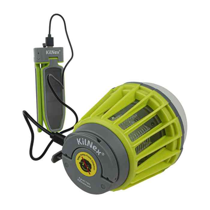 Фонарь для кемпинга KILNEX 2600 MAH (IP 67) + защита от комаров