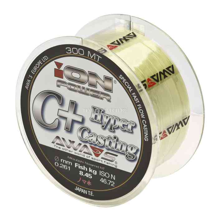Леска карповая Awa'S ION POWER C+ HYPER CASTING 0.261мм (оливковый)