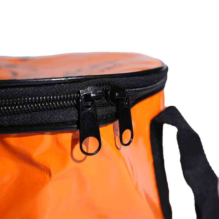 Ведро для прикормки мягкое с крышкой MINENKO D30 (бубен)