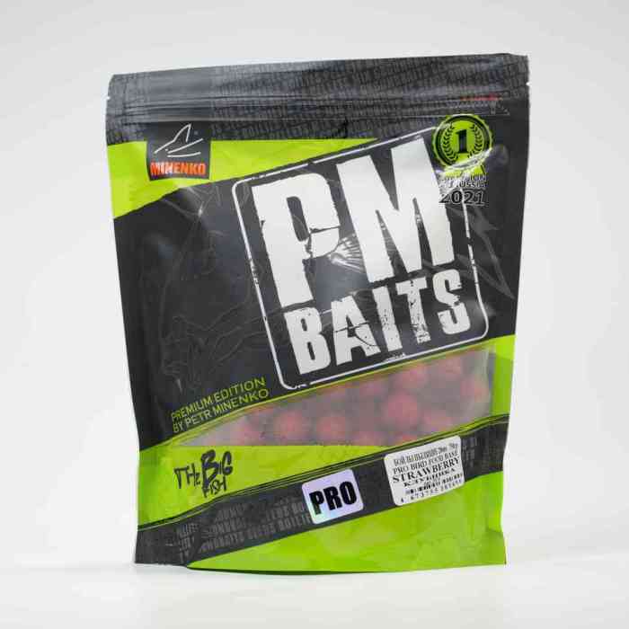 Бойлы пылящие клубника PRO BIRD FOOD   д15 мм